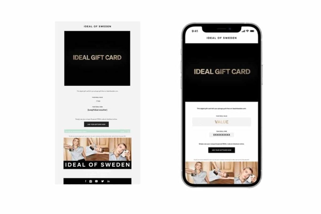 digital gift card