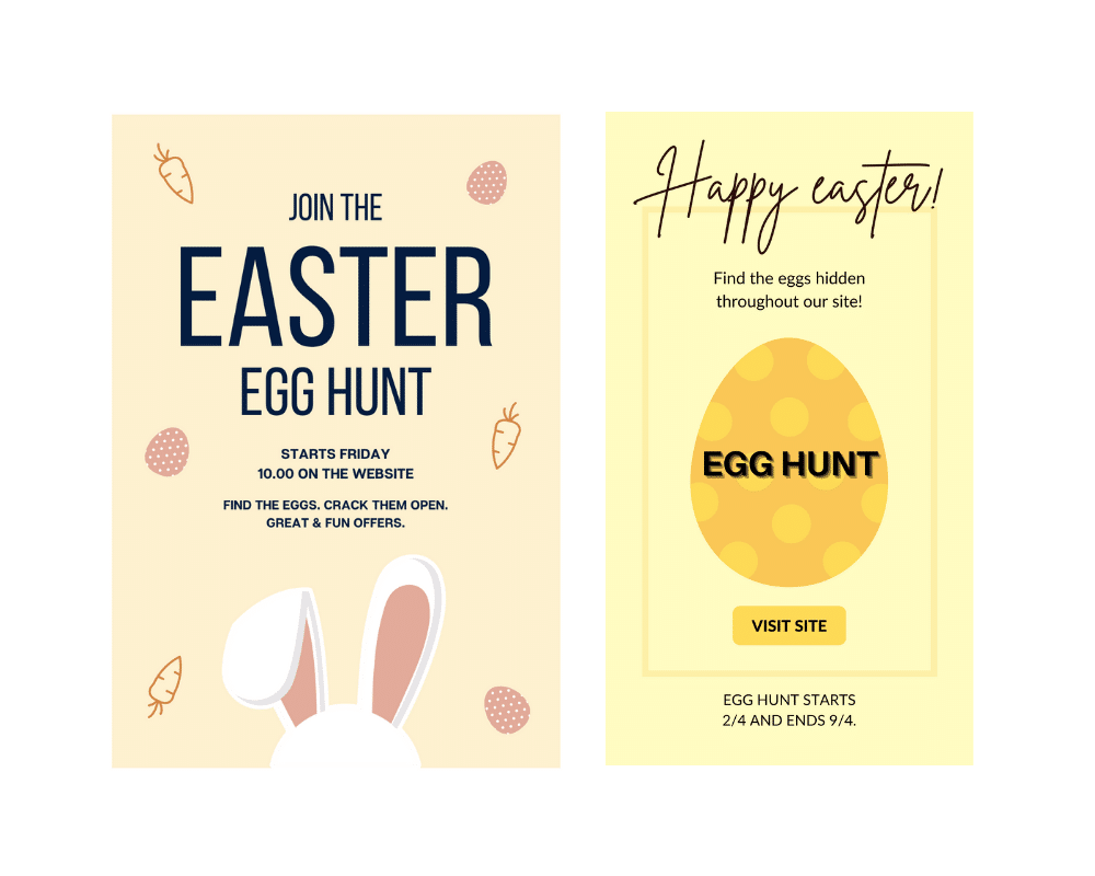 easter marketing tips - easter hunt