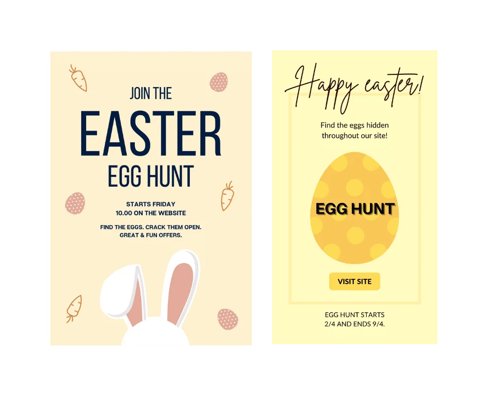 easter marketing tips - easter hunt