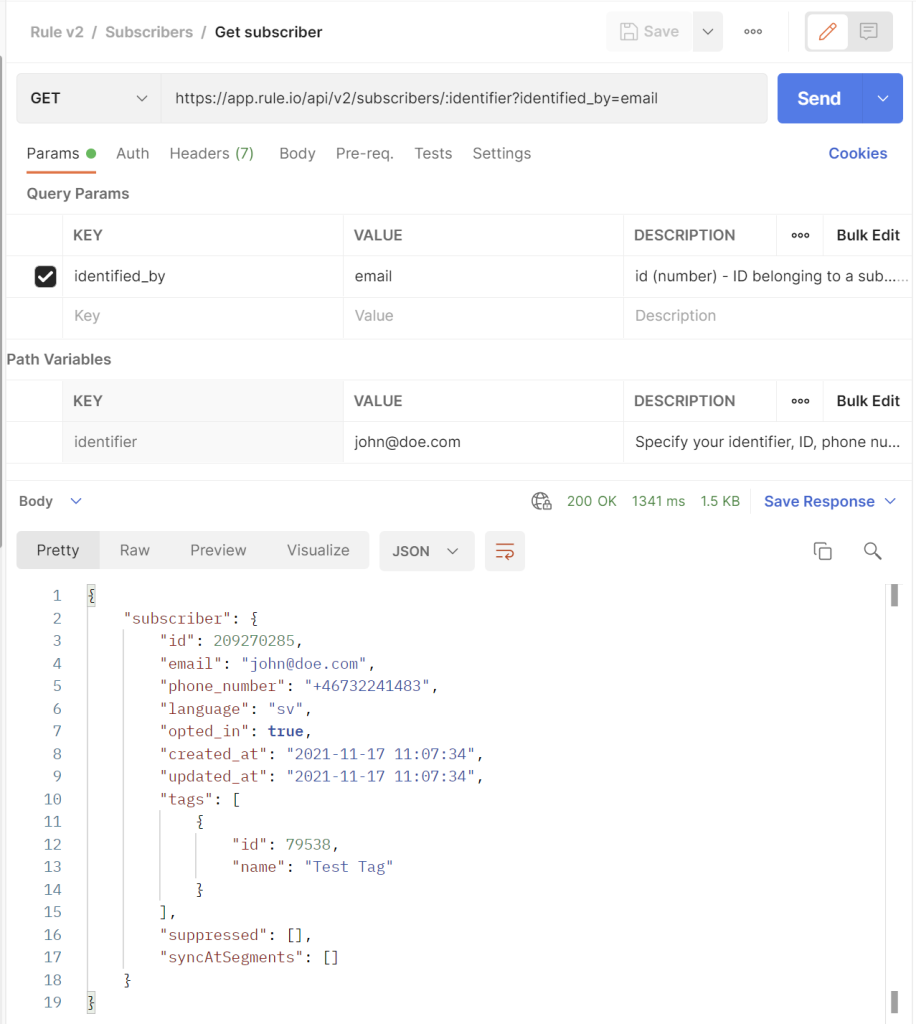 SDK & postman