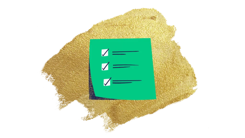 förstaparts data, checklist