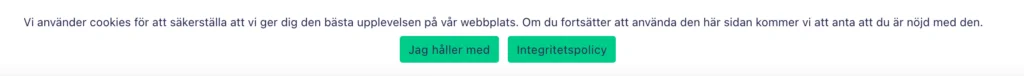 gdpr, cookies, mall, integritetspolicy