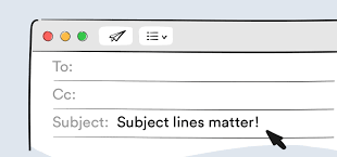 Ämnesraden i e-post