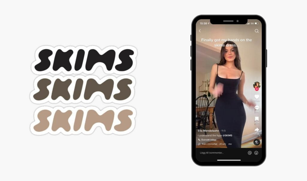 skims tik tok marketing