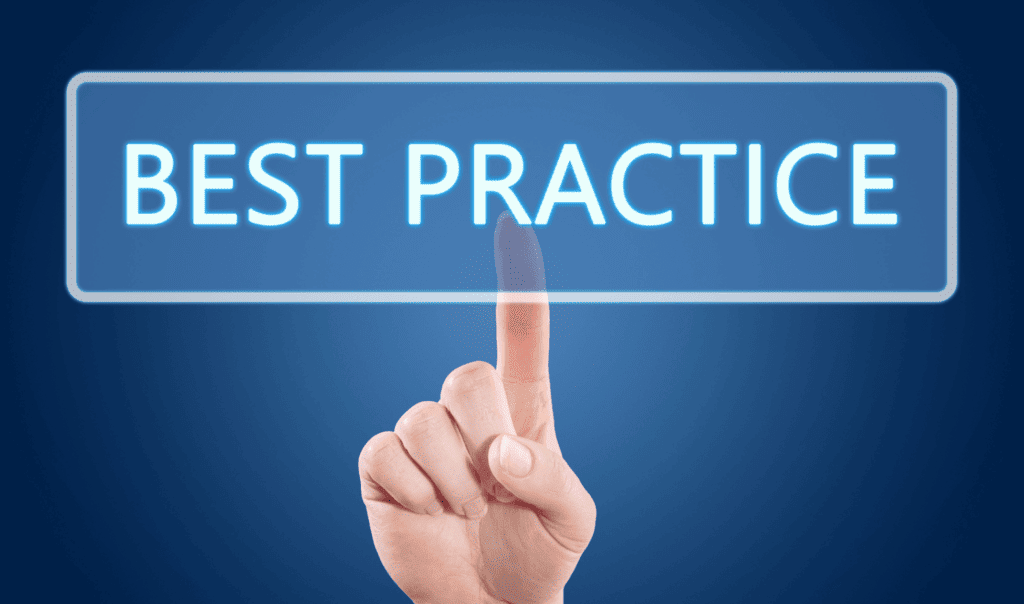 best practices exempel