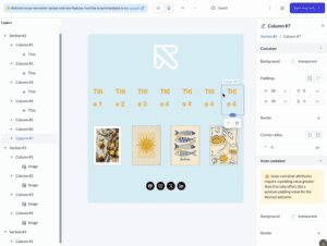 mehr als vier Spalten im Editor